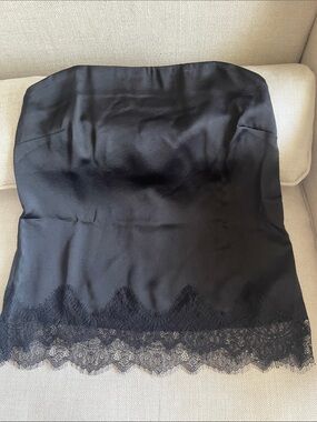 Black Lace-Trim cami top